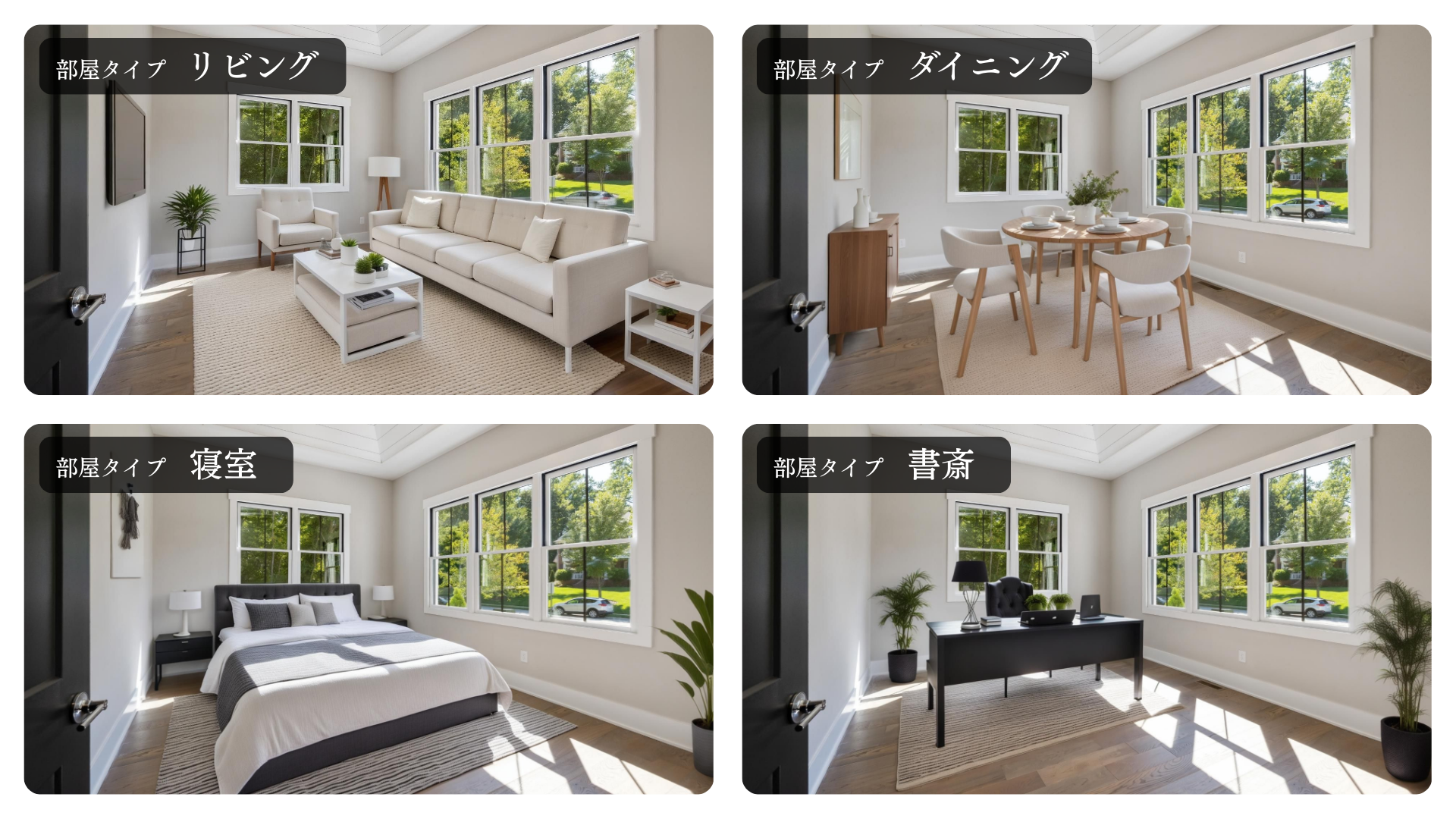 テイスト変更もワンクリックのサンプル画像