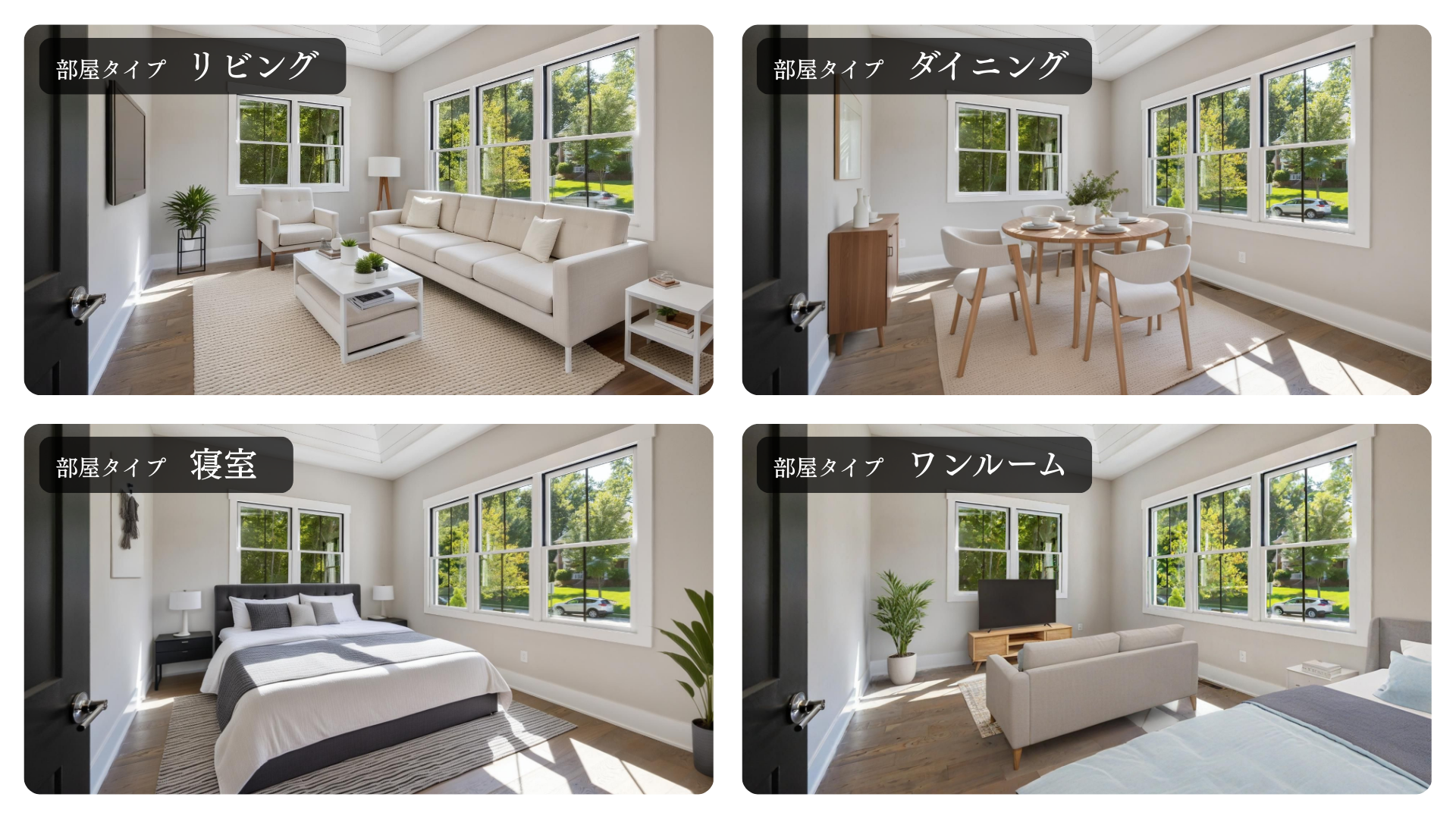 テイスト変更もワンクリックのサンプル画像